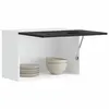 Image de vidaXL Armoire murale de cuisine Porto noir bois d'ingénierie, meuble mural de cuisine, armoire pour mur de cuisine, armoire 854078