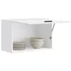 Image de vidaXL Armoire murale de cuisine Porto blanc brillant bois ingénierie, meuble mural de cuisine, armoire pour mur de cuisine, 854079