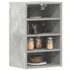 Image de vidaXL Armoire suspendue "Riga" Gris béton 40 x 29,5 x 60 cm Bois d'ingénierie 854178