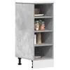 Image de vidaXL Meuble bas "Riga" Gris béton 30 x 44,5 x 81,5 cm Bois d'ingénierie 854196
