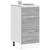 Image de vidaXL Meuble bas "Lyon" Gris Sonoma 40 x 46 x 81,5 cm Bois d'ingénierie 854216