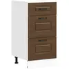 Image de vidaXL, Étagère, Space 1x bottom cabinet (3 drawers) 40 cm wide 81.5 cm high (40 x 46 x 81.50 cm)