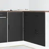 Image de vidaXL Meuble sous évier "Lyon" Bois d'ingénierie noir 854290