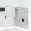 Image de vidaXL Meuble sous évier "Lyon" Gris béton Bois d'ingénierie 854292