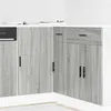 Image de vidaXL Meuble sous évier "Lyon" en bois d'ingénierie Sonoma gris 854294