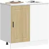 Image de vidaXL, Étagère, Triana 1x corner bottom cabinet (1 door) (86 x 46 x 81.50 cm)