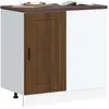Image de vidaXL, Étagère, Triana 1x corner bottom cabinet (1 door) (86 x 46 x 81.50 cm)