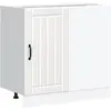 Image de vidaXL, Étagère, Gerardo 1x corner bottom cabinet (1 door)