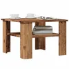 Image de Table basse vieux bois 60x60x42 cm bois d ingénierie