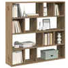 Image de Bibliothèque Séparateur de pièce chêne artisanal 105x24x102 cm