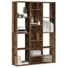 Image de Séparateur de pièce bibliothèque vieux bois 100x24x140 cm
