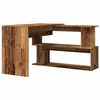 Image de Bureau d'angle vidaXL Vieux bois 200,5x50x76 cm Bois d'ingénierie Réf. 855956