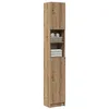 Image de Armoire de salle de bain chêne artisanal 32x25,5x190 cm