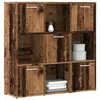 Image de Bibliothèque vieux bois 90x28x90 cm bois d ingénierie