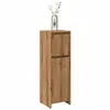 Image de vidaXL Armoire de bain chêne artisanal 30x30x95 cm bois d'ingénierie, meuble de salle de bain, armoire à pharmacie, armoire 856062
