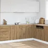Image de vidaXL Armoire à tiroirs "Lyon" Chêne artisanal 40 x 46 x 81,5 cm Bois d'ingénierie 856084