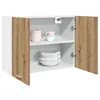 Image de vidaXL Armoire suspendue "Lyon" Chêne artisanal 80 x 31 x 60 cm Bois d'ingénierie 856111