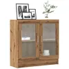 Image de Bibliothèque chêne artisanal 82,5x30,5x80 cm bois d ingénierie