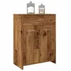 Image de Armoire de salle de bain vieux bois 60x33x80 cm bois ingénierie