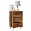 Image de Table de chevet vieux bois 40x35x69 cm bois d'ingénierie