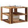 Image de Table basse vieux bois 58x58x40 cm bois d ingénierie