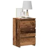 Image de vidaXL Tables de chevet 2 pcs vieux bois 40x35x62,5 cm bois ingénierie, meuble de chevet, table d'appoint, armoire de lit, 856523