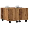 Image de vidaXL Table basse vieux bois 60x60x38 cm bois d'ingénierie, table d'appoint, table de salon, table latérale, bout de 856548