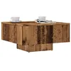 Image de vidaXL Table basse vieux bois 60x60x31,5 cm bois d'ingénierie, table d'appoint, table de salon, table latérale, bout de 856550
