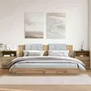 Image de vidaXL Tables de chevet 2 pcs chêne artisanal bois d'ingénierie, armoire, meubles de chambre à coucher, support de 856567