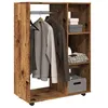 Image de vidaXL Garde-robe vieux bois 80x40x110 cm bois d'ingénierie, armoire de rangement, organisateur de garde-robe, organisateur 856668