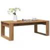 Image de vidaXL Table basse chêne artisanal 102x50x35 cm bois d'ingénierie, table d'appoint, table de salon, table latérale, bout de 856681