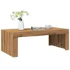 Image de vidaXL Table basse chêne artisanal 102x50x35 cm bois d'ingénierie, table latérale, table de salon, table d'accent, bout de 856683