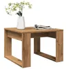 Image de vidaXL Table d'appoint chêne artisanal 50x50x35 cm bois d'ingénierie, table d'appoint, table d'appoint de canapé, table de 856689