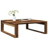 Image de vidaXL Table basse vieux bois 100x100x35 cm bois d'ingénierie, table latérale, table de salon, table d'accent, bout de 856690