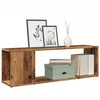 Image de vidaXL Meuble TV vieux bois 100x24x32 cm bois d'ingénierie, unité TV, armoire à livres, armoire à plasma, unités TV, 856738