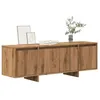 Image de vidaXL Meuble TV chêne artisanal 120x30x40,5 cm bois d'ingénierie, buffet, meuble hifi, meuble de salon, meuble stéréo, 856787