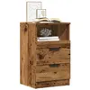Image de Tables de chevet 2 pcs vieux bois 40x36x65 cm bois d ingénierie