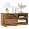 Image de Meuble TV vieux bois 80x35x36,5 cm bois d ingénierie