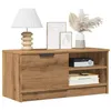 Image de Meubles TV 2 pcs chêne artisanal 80x35x36,5cm bois d ingénierie