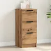 Image de Buffet chêne artisanal 30x30x70 cm bois d ingénierie