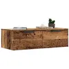 Image de Armoire murale vieux bois 68x30x20 cm bois d ingénierie