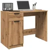 Image de Bureau chêne artisanal 100x50x75 cm bois d ingénierie