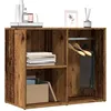 Image de Armoire de dressing vieux bois 80x40x65 cm bois d ingénierie