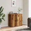 Image de vidaXL Buffet vieux bois 80x33x70 cm bois d'ingénierie, meuble de rangement, meuble de rangement de cuisine, meuble de 857073