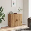 Image de Buffet chêne artisanal 80x33x70 cm bois d ingénierie