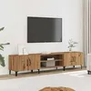Image de vidaXL Meuble TV chêne artisanal 180x31,5x40 cm bois d'ingénierie, support tv, armoire média, armoire hifi, unité tv, unité 857144