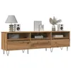 Image de vidaXL Meuble TV chêne artisanal 150x30x44,5 cm bois d'ingénierie, banc TV, meuble télé, meuble multimédia, buffet TV, 857188