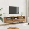 Image de vidaXL Meuble TV chêne artisanal 150x30x44,5 cm bois d'ingénierie, banc TV, meuble télé, meuble multimédia, buffet TV, 857192