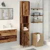 Image de vidaXL Armoire de salle de bain vieux bois 30x30x190cm bois ingénierie, armoire, armoire de rangement de salle de bain, 857196