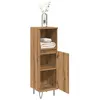 Image de vidaXL Armoire de salle de bain chêne artisanal 30x30x100 cm, armoire, armoire de rangement de salle de bain, armoire haute 857209
